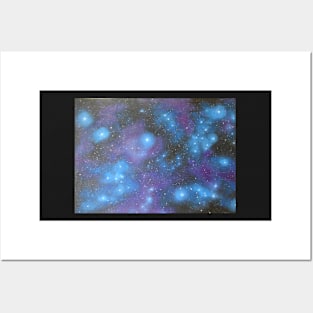 Nebula painting Posters and Art